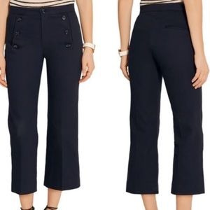 Isabel Marant cropped sailor pant in navy